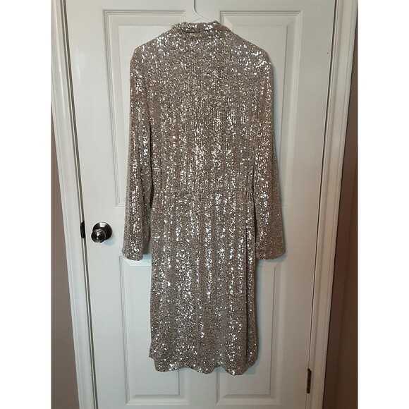 Steve Madden Show Stopper Sequin Duster Jacket - Picture 6 of 8